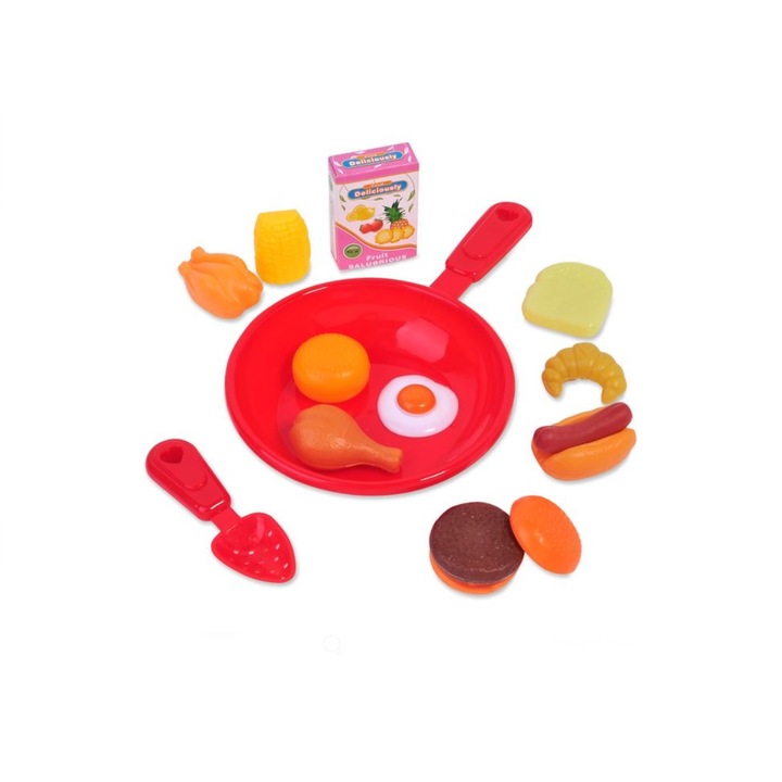 Gyerek konyhai készlet serpenyővel és kiegészítőkkel