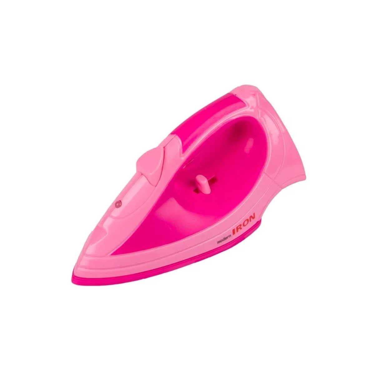 Fier de calcat roz cu sunet si lumina, 17 x 7.5 x 10 cm