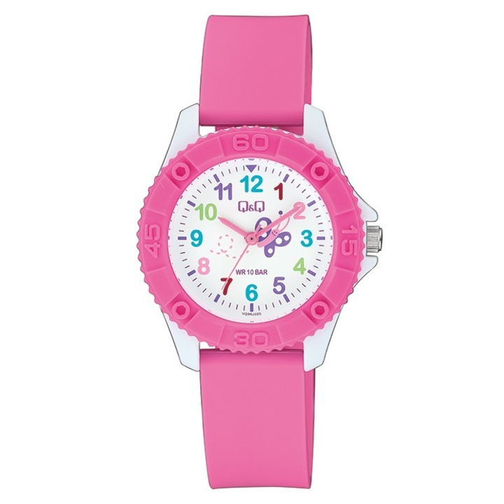 Ceas copii Q&Q VQ96J025Y Fucsia