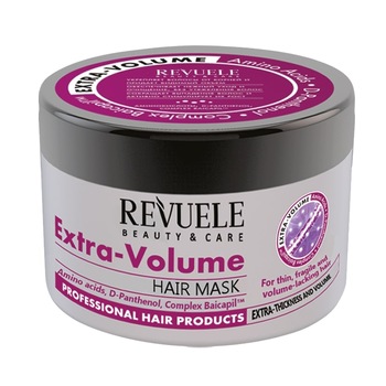 Masca de par Revuele Extra Volume Hair Mask pentru par subtire si deteriorat, 500 ml Masca de par Revuele Extra Volume Hair Mask pentru par subtire si deteriorat, 500 ml
