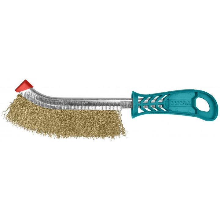 Total drótkefe, hossza 250 mm, türkiz