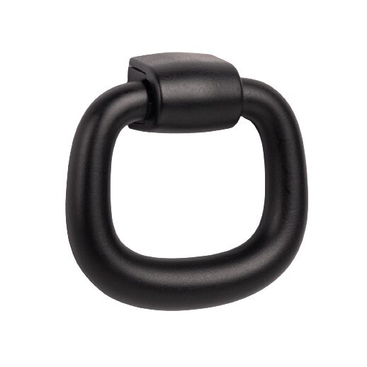 Buton pentru mobila Pendant, finisaj negru mat, L39.3 mm