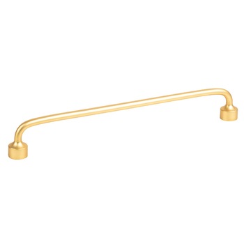 Maner pentru mobila Floid, finisaj auriu periat, L207,6 mm Maner pentru mobila Floid, finisaj auriu periat, L207,6 mm