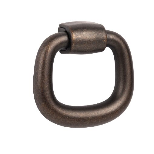 Buton pentru mobila Pendant, finisaj alama antichizata, L39.3 mm