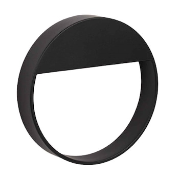Maner pentru mobila Bau, finisaj negru mat, D90 mm Maner pentru mobila Bau, finisaj negru mat, D90 mm
