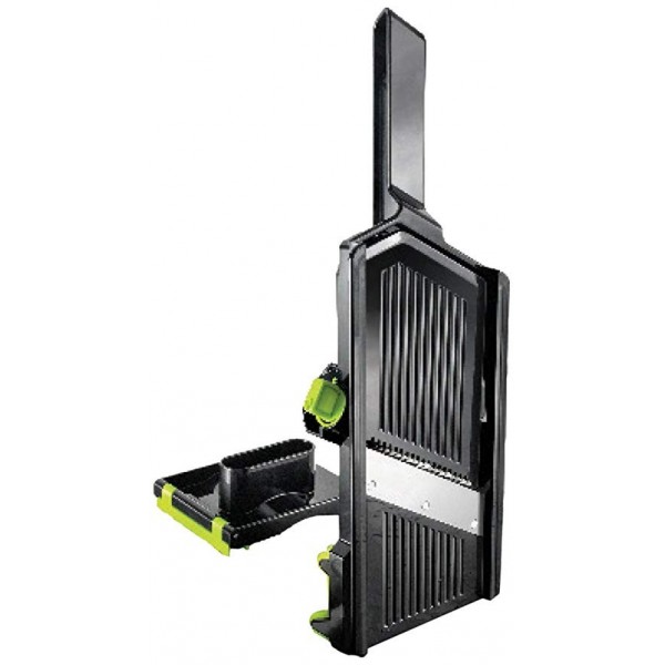 Razatoare tip mandolina Ibili-Easycook, otel inoxidabil/plastic, 32 cm, negru/verde