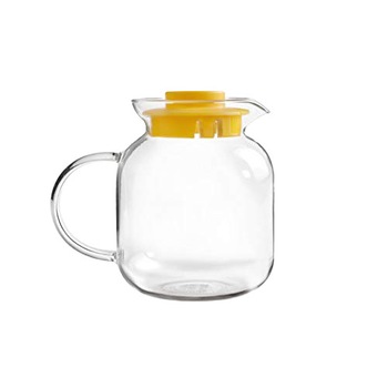 Cana Ibili-Kristall, sticla borosilicata, 1200 ml, transparent/galben Cana Ibili-Kristall, sticla borosilicata, 1200 ml, transparent/galben