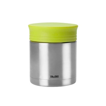 Cutie termos pentru alimente Ibili-Termos, otel inoxidabil, 450 ml, argintiu/verde Cutie termos pentru alimente Ibili-Termos, otel inoxidabil, 450 ml, argintiu/verde