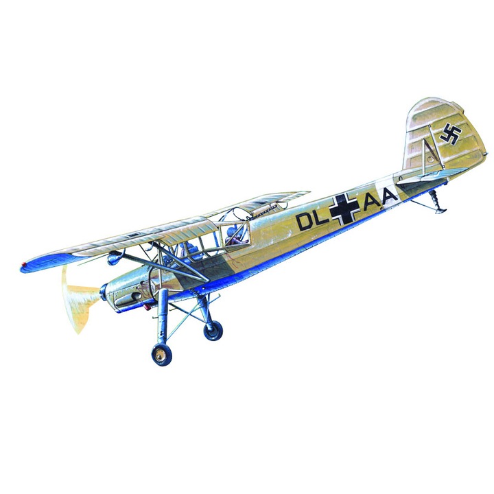 MisterCraft repülőgépmodell Luftwaffe Fieseler Fi-156 C-3 "Rommel's Storch" 1:72 MCR D204