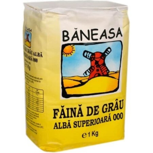 Pachet 10 x 1Kg Faina alba de grau Baneasa