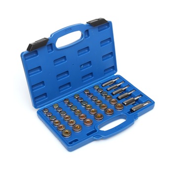 Trusa pentru reparatie filet buson baie ulei M13-M22, 114 piese Trusa pentru reparatie filet buson baie ulei M13-M22, 114 piese