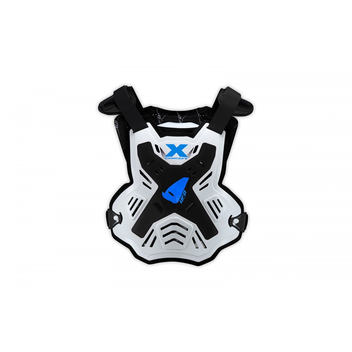 Protectie corp (carapace) Ufo Plast X Concept, alb/negru, marime universala