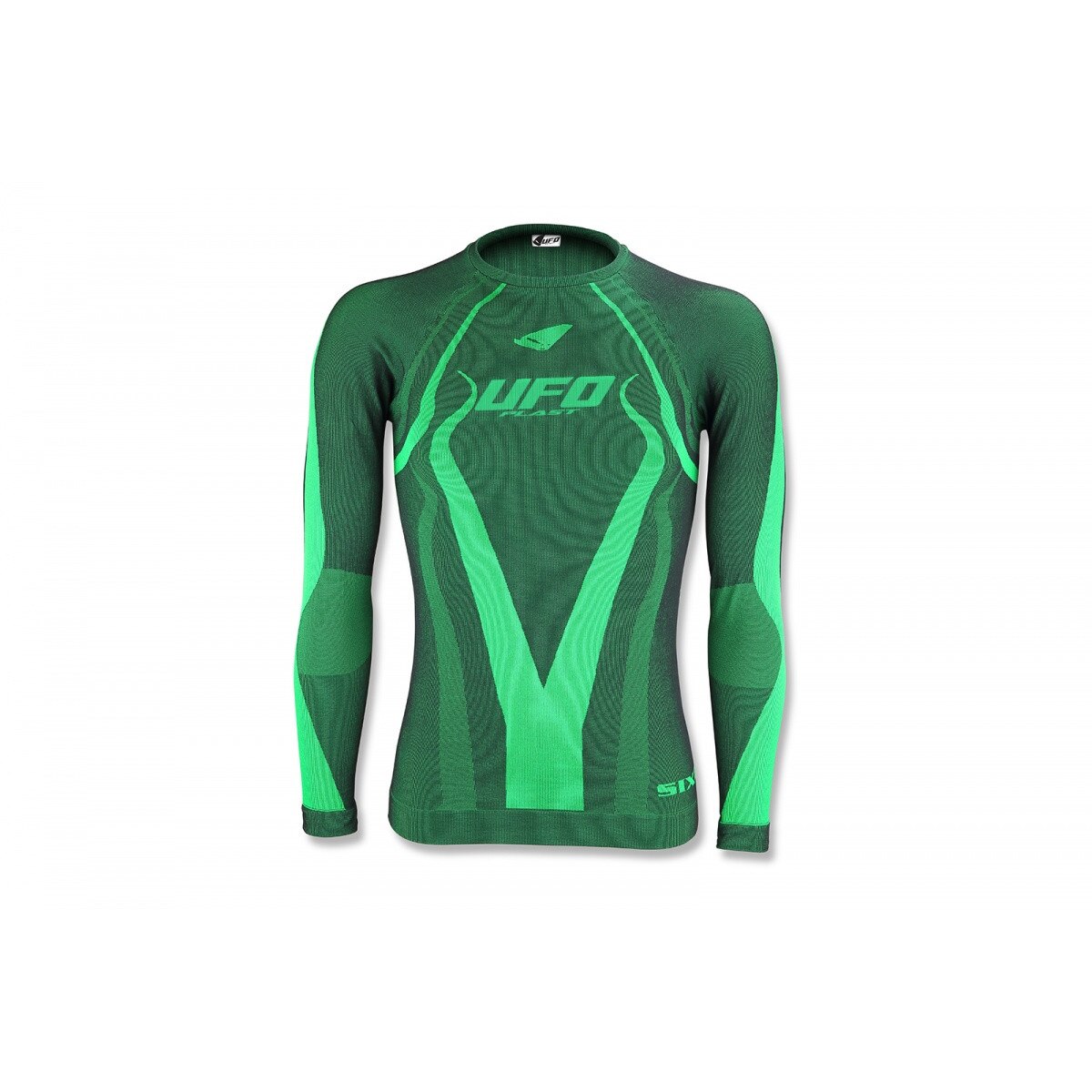 Tricou termic Ufo Plast Camo, cu maneca lunga, verde, XXL