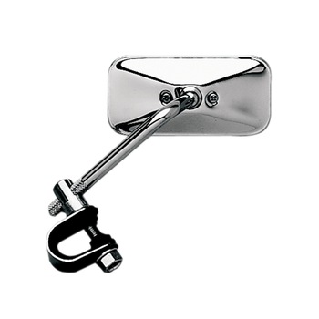 Oglinda moto Rectangulara CLAMP-ON, culoare crom Oglinda moto Rectangulara CLAMP-ON, culoare crom