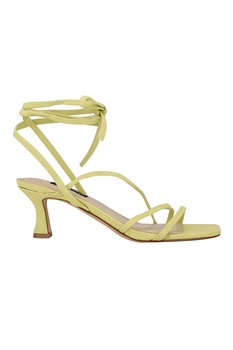 NINE WEST, Sandale de piele intoarsa cu toc inalt Agnes NINE WEST, Sandale de piele intoarsa cu toc inalt Agnes