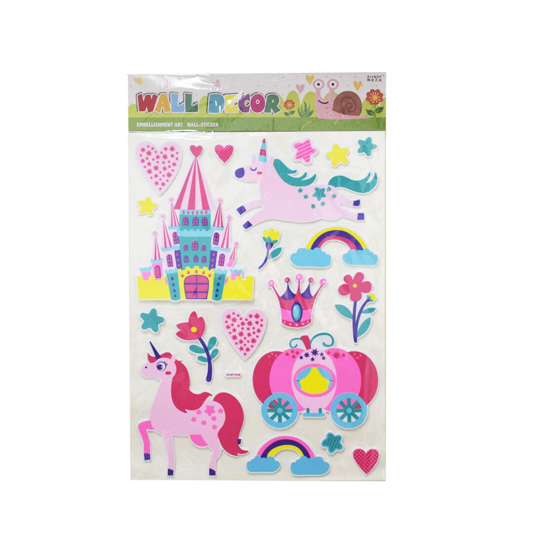 Sticker decorativ autocolant 6D, Naimeed D402-06, 82 x 50 cm