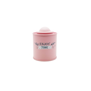 Cutie depozitare din metal, Naimeed D2621 Roz, 7 x 7 x 9 cm Cutie depozitare din metal, Naimeed D2621 Roz, 7 x 7 x 9 cm