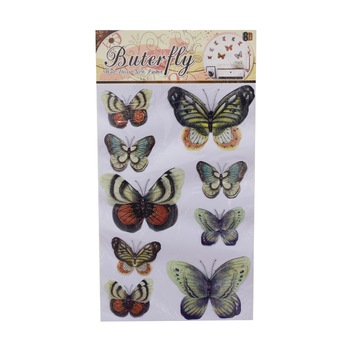 Sticker decorativ autocolant 8D, Naimeed D399-006, model Fluturi, 60 x 31 cm Sticker decorativ autocolant 8D, Naimeed D399-006, model Fluturi, 60 x 31 cm