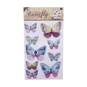 Sticker decorativ autocolant 8D, Naimeed D399-011, model Fluturi, 60 x 31 cm Sticker decorativ autocolant 8D, Naimeed D399-011, model Fluturi, 60 x 31 cm