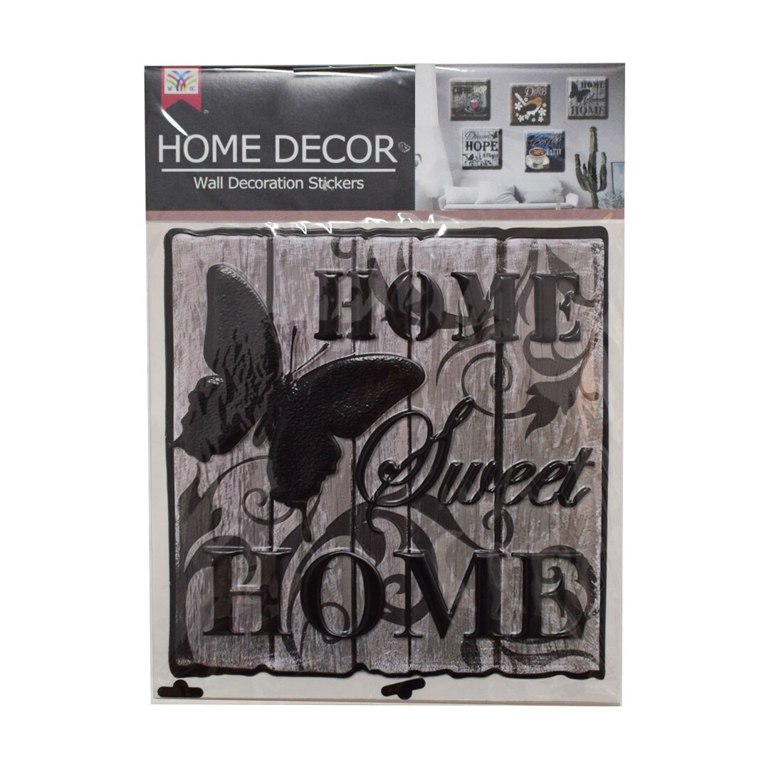 Sticker decorativ autocolant 3D, Naimeed D2954-03, 30 x 30 cm