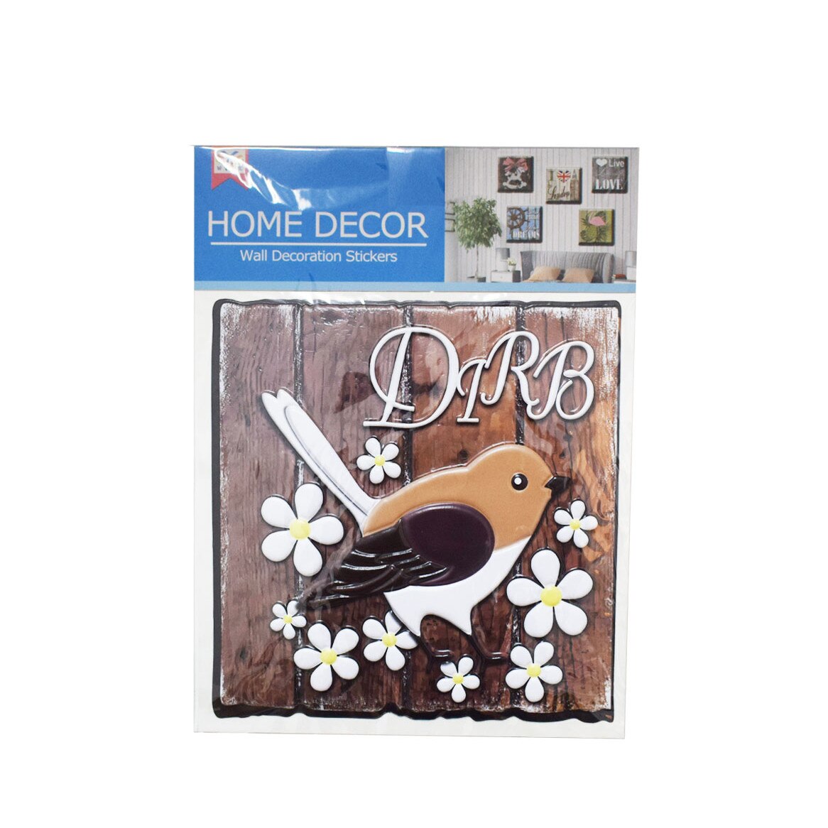 Sticker decorativ autocolant 3D, Naimeed D2954-08, 30 x 30 cm