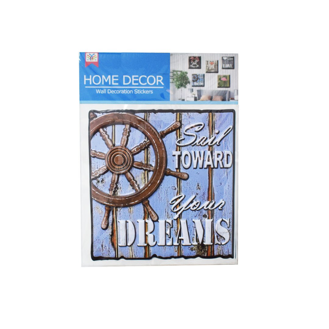 Sticker decorativ autocolant 3D, Naimeed D2954-01, 30 x 30 cm