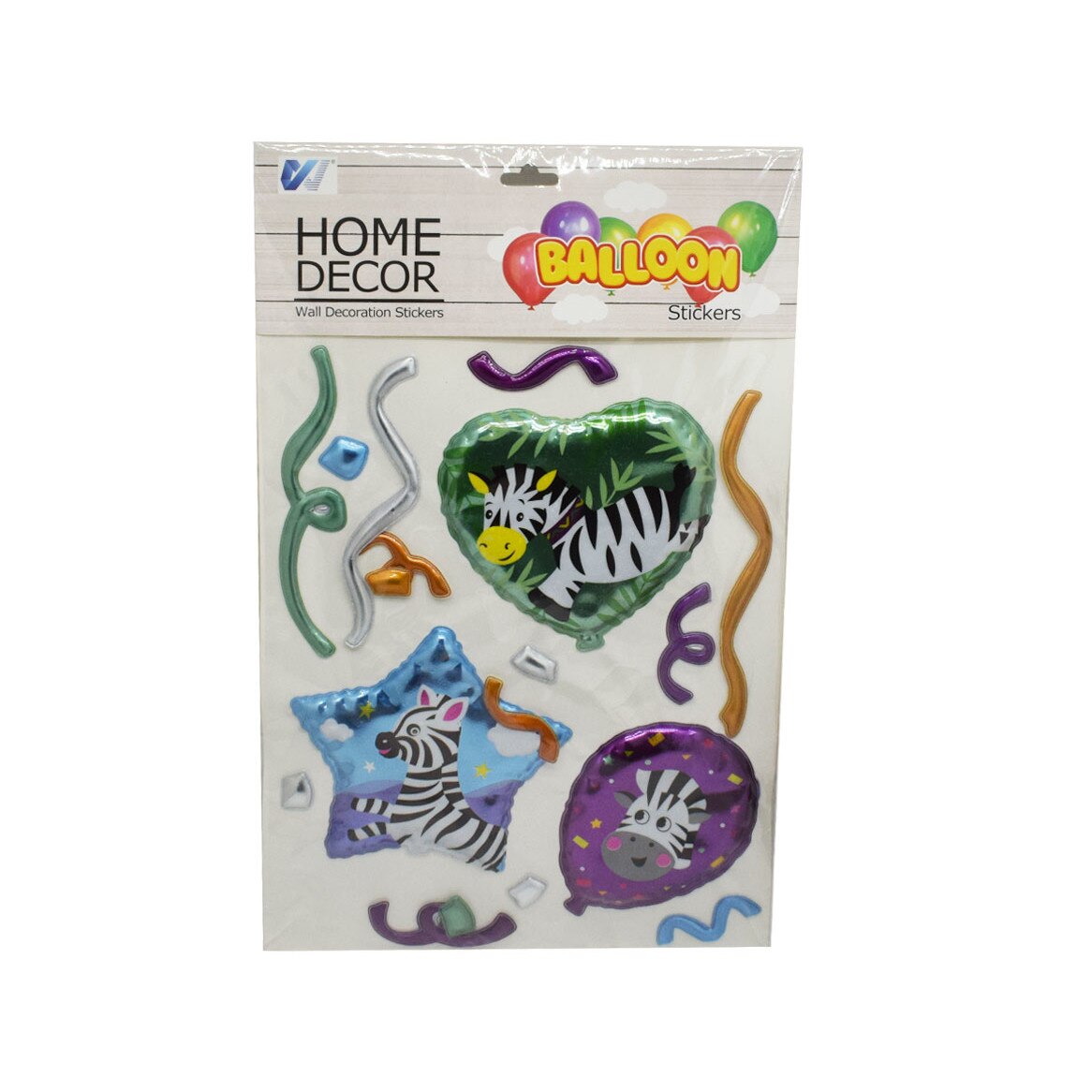 Sticker decorativ autocolant 3D, Naimeed D2945-04, model Baloane, 28 x 45 cm