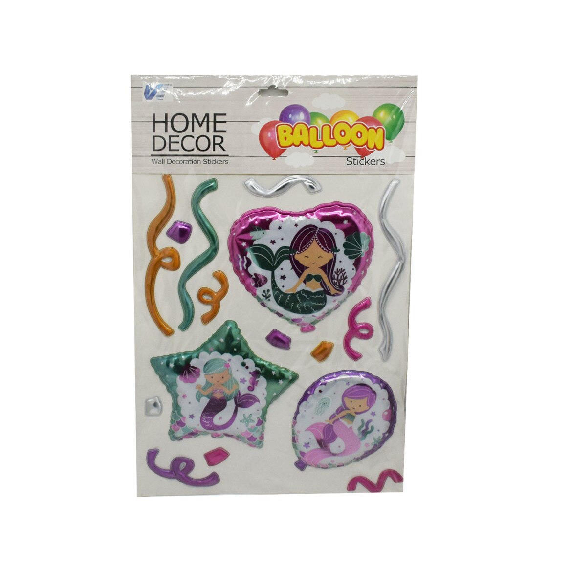 Sticker decorativ autocolant 3D, Naimeed D2945-07, model Baloane, 28 x 45 cm