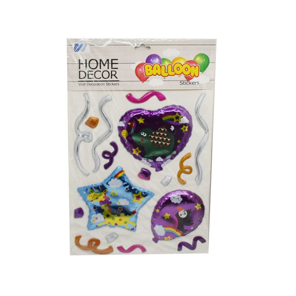 Sticker decorativ autocolant 3D, Naimeed D2945-10, model Baloane, 28 x 45 cm