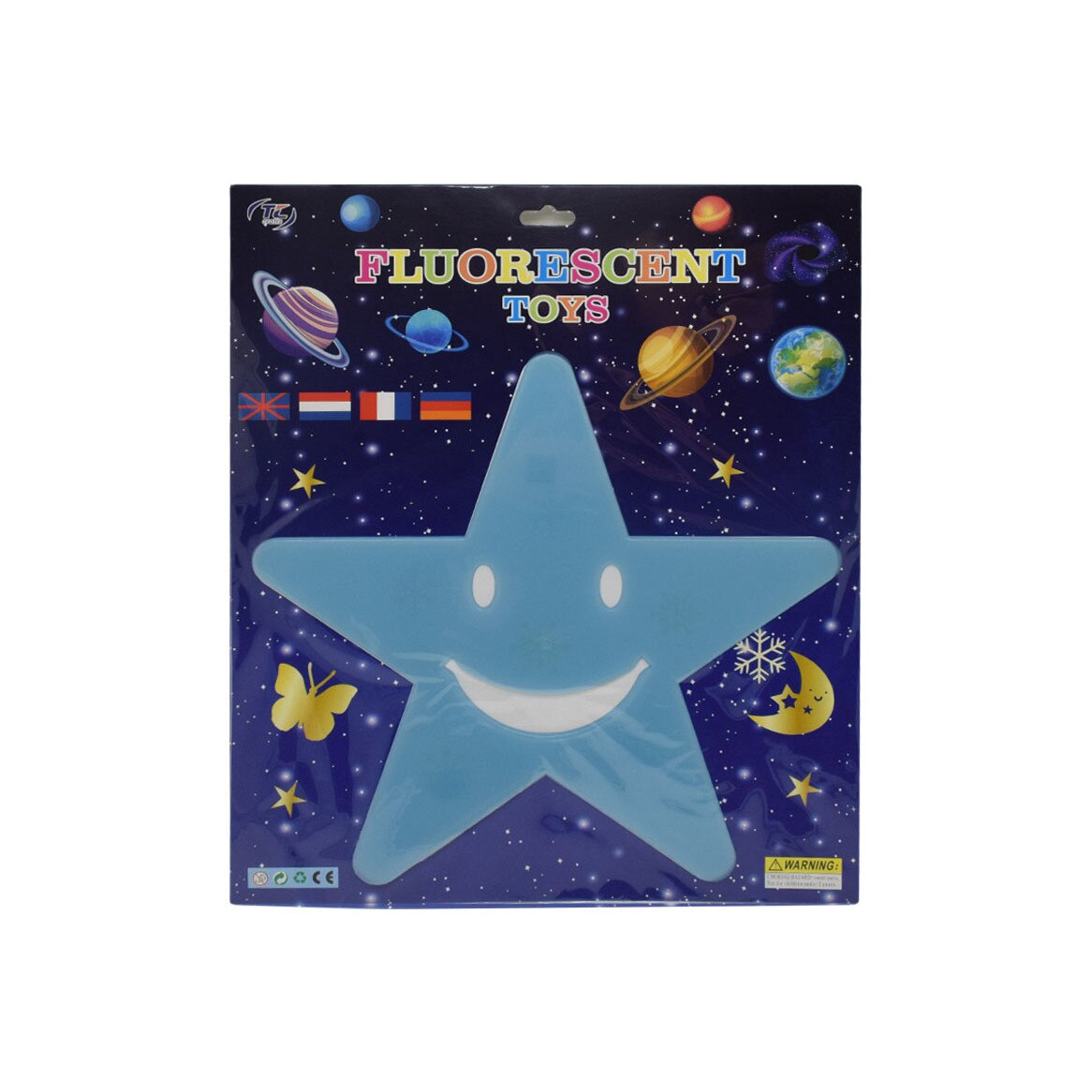 Set figurine fosforescente, Naimeed D2953, model Stea Albastra