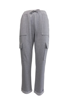 Pantaloni trening dama, Univers Fashion, culoare gri deschis cu 4 buzunare Pantaloni trening dama, Univers Fashion, culoare gri deschis cu 4 buzunare