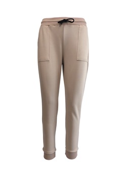 Pantaloni trening dama, Univers Fashion, bej cu 2 buzunare Pantaloni trening dama, Univers Fashion, bej cu 2 buzunare