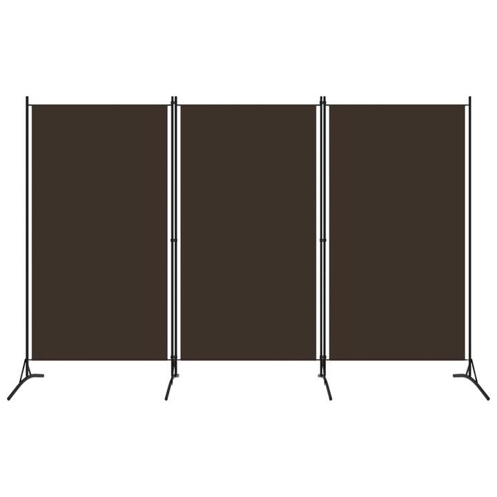 vidaXL barna 3 paneles paraván 260 x 180 cm 320732