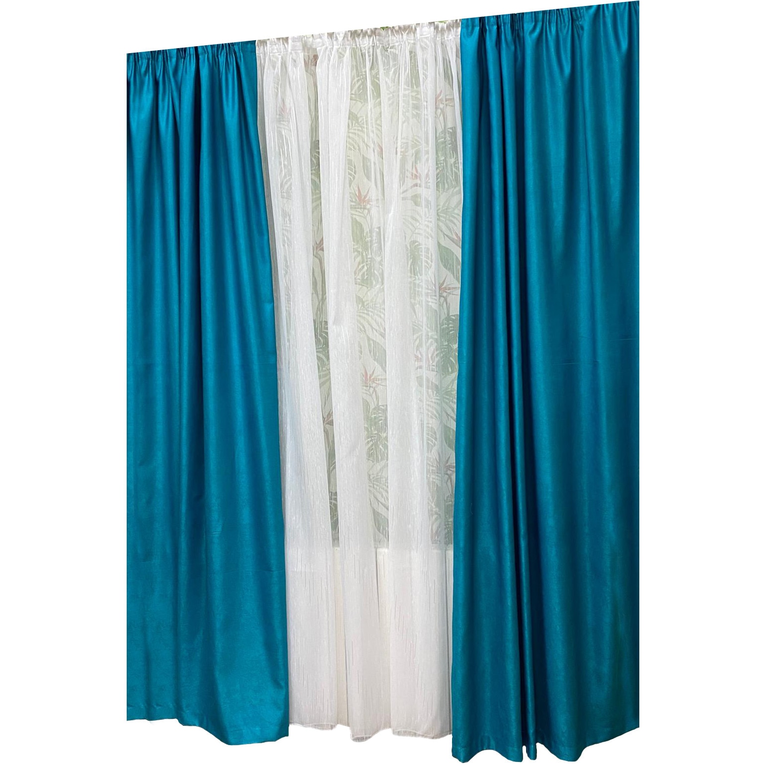 Set doua draperii 140X245cm si perdea 300X245cm by Liz Line-SDP51