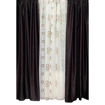 Set doua draperii 140X245cm si perdea 300X245cm by Liz Line-SDP60 Set doua draperii 140X245cm si perdea 300X245cm by Liz Line-SDP60