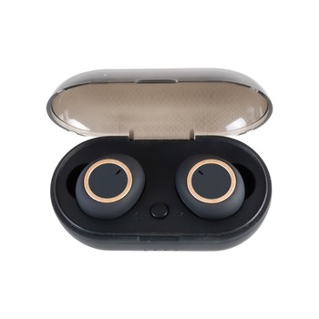 Casti wireless Iso Trade, In ear, Bluetooth 5.0, 300 mAh, Negru Casti wireless Iso Trade, In ear, Bluetooth 5.0, 300 mAh, Negru