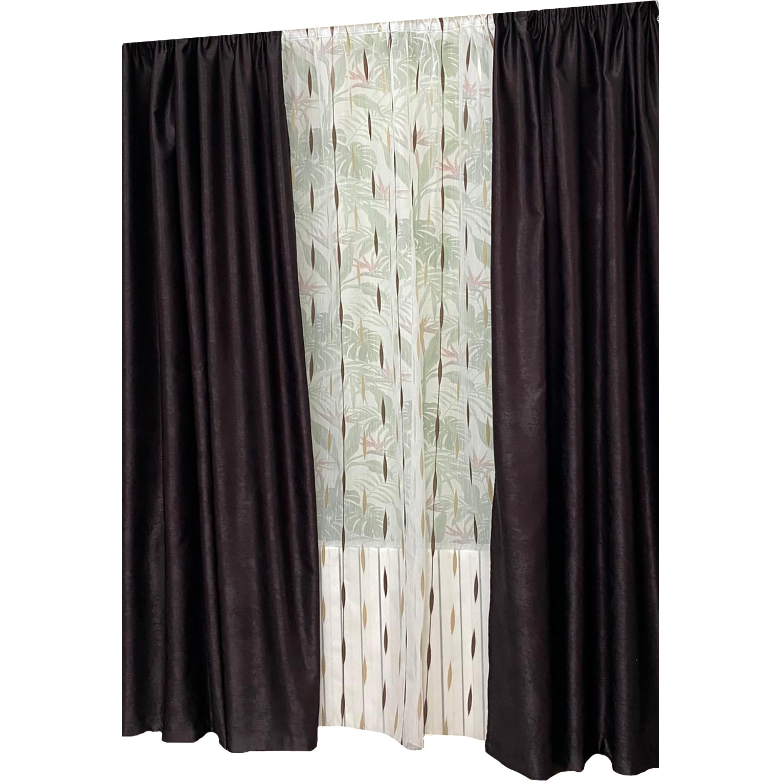 Set doua draperii 140X245cm si perdea 300X245cm by Liz Line-SDP64