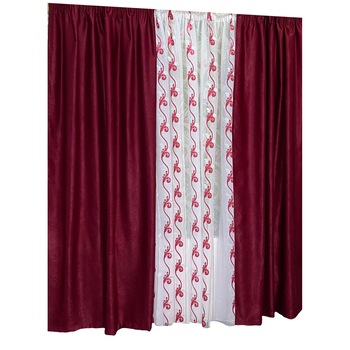 Set doua draperii 140X245cm si perdea 300X245cm by Liz Line-SDP67 Set doua draperii 140X245cm si perdea 300X245cm by Liz Line-SDP67