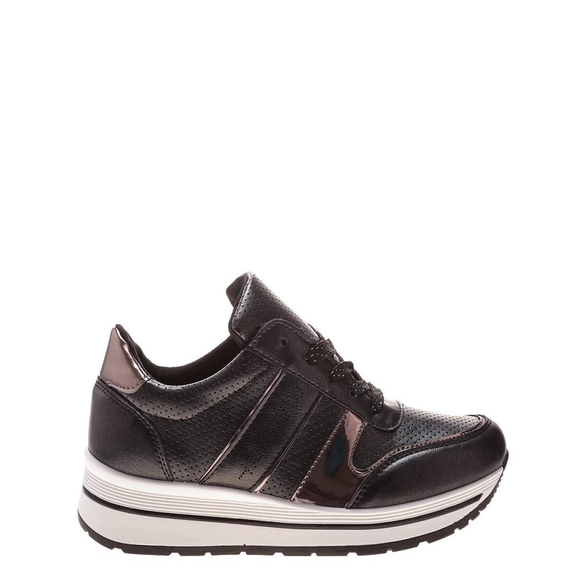 Pantofi sport dama Nina negru, Negru, 39