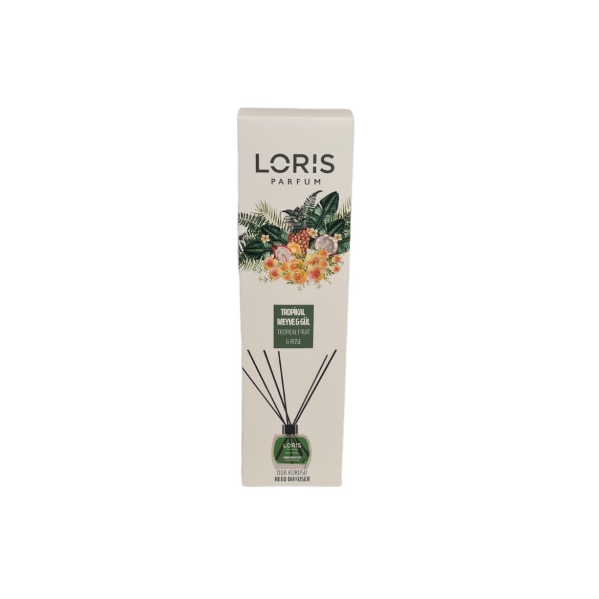 Odorizant de camera Loris 120 ml, Fructe tropicale si trandafir