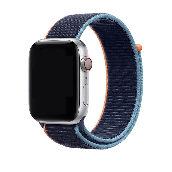 Curea Apple Watch Sport Loop Dark Navy Blue 42/44mm