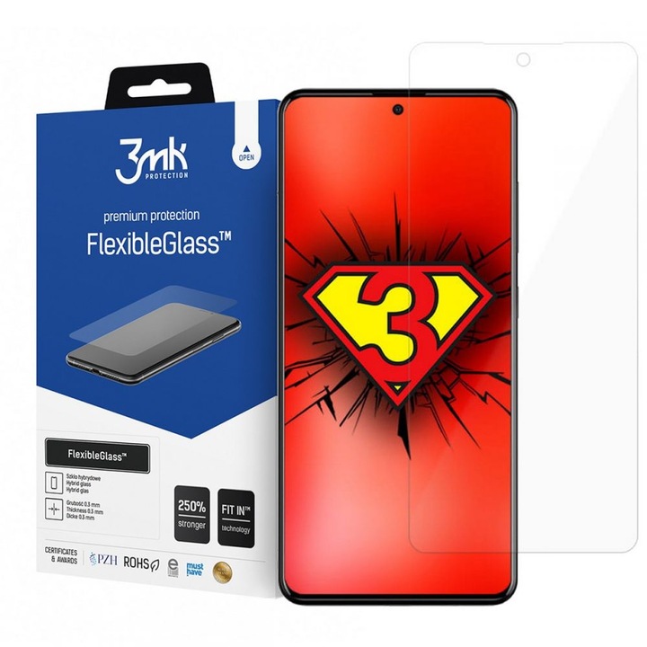 Стъклен Протектор 3MK FlexibleGlass за Essential Phone PH-1, Прозрачен