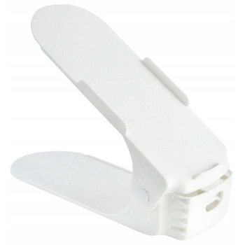 Organizator tip suport pentru pantofi, Zola, din plastic, ideal pentru o mai buna organizare,reglabil, alb Organizator tip suport pentru pantofi, Zola, din plastic, ideal pentru o mai buna organizare,reglabil, alb