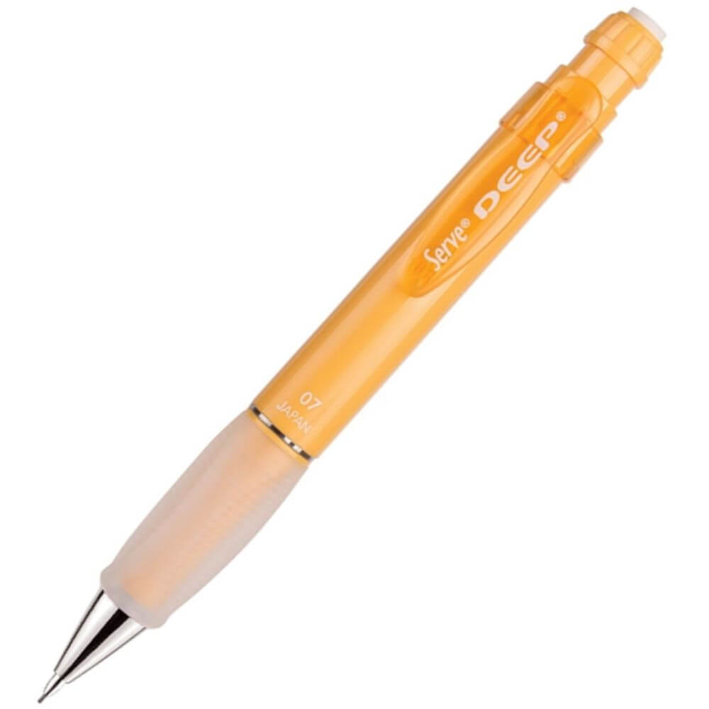 Creion mecanic deep, 0.7 mm, corp galben pastel