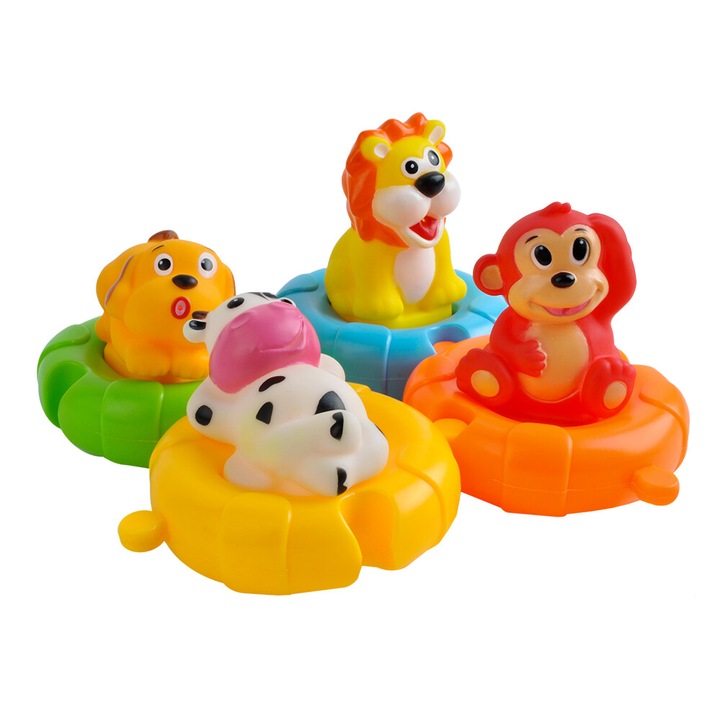 Set 8 jucarii pentru baie, Iso Trade, Multicolor