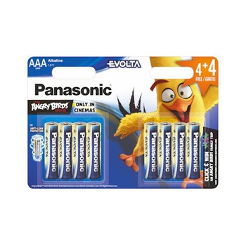 Set Panasonic 8 Baterii Tip AAA Angry Birds Set Panasonic 8 Baterii Tip AAA Angry Birds