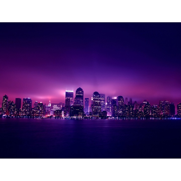 Tapéta Éjszaka New Yorkban - 75x100cm - Legjobb dekoráció