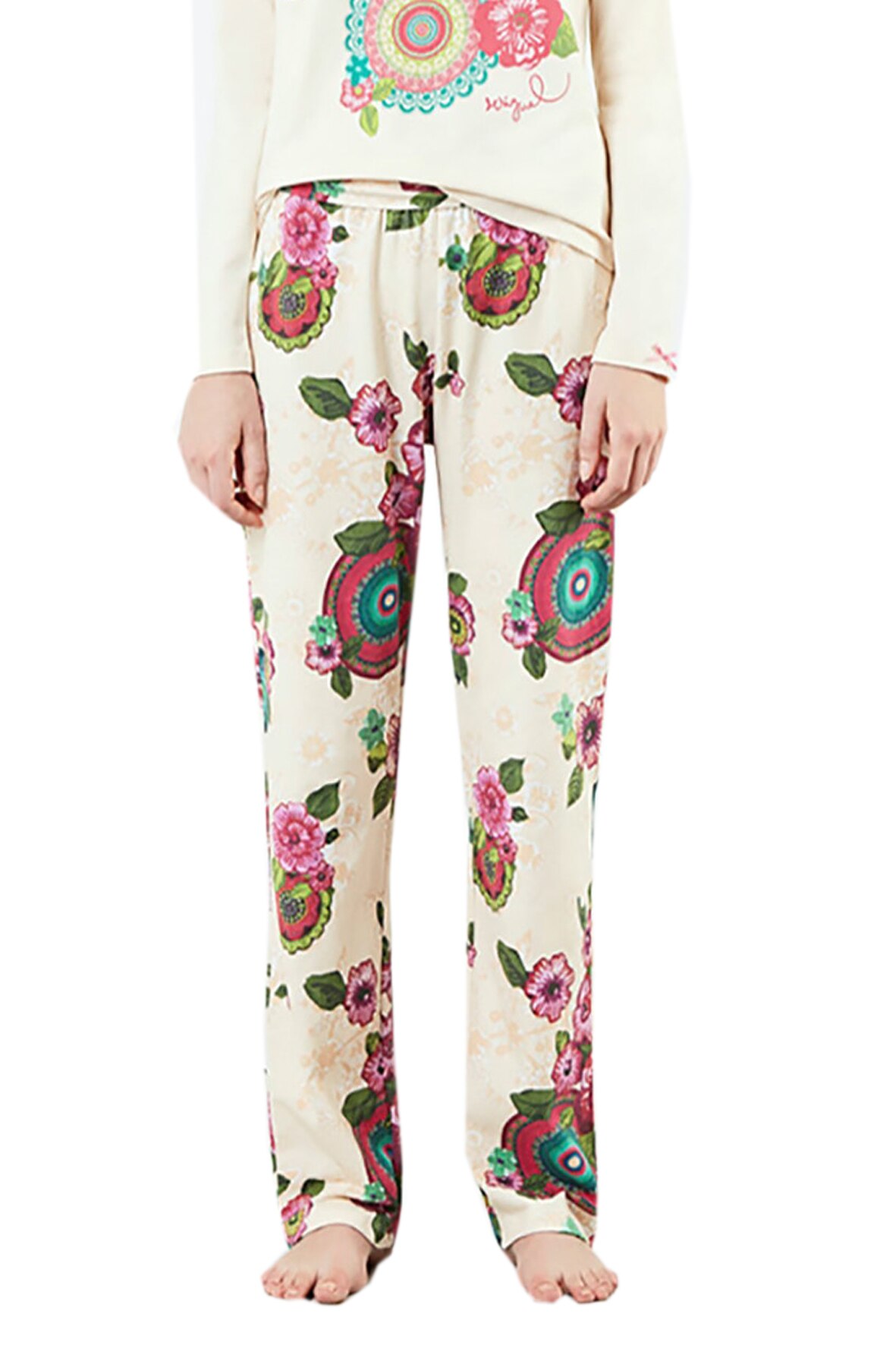 Pantaloni de pijama Desigual 17WNPK00 , Multicolor, M