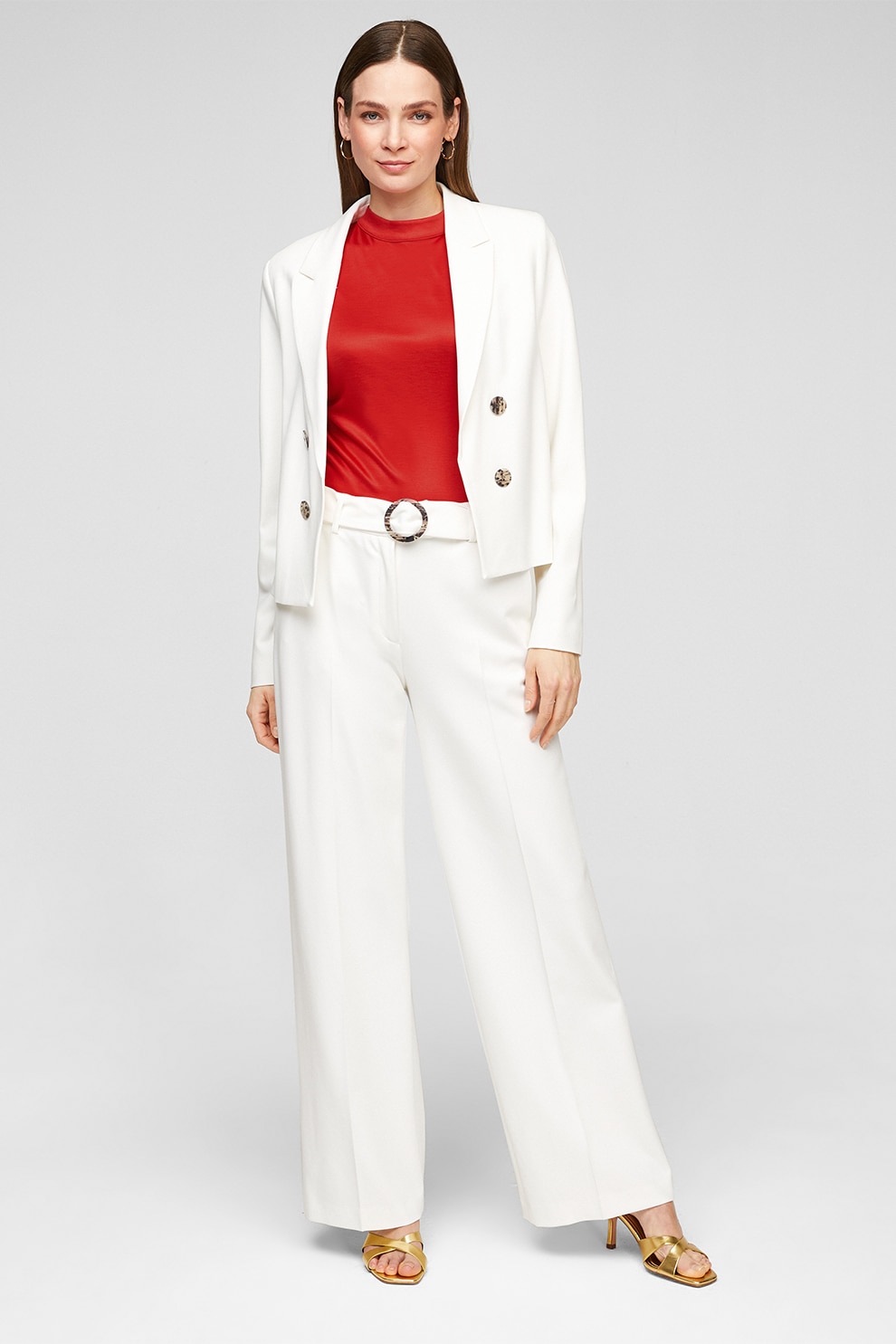 s.Oliver, Tricou din jerseu cu maneci tip liliac, Rosu inchis