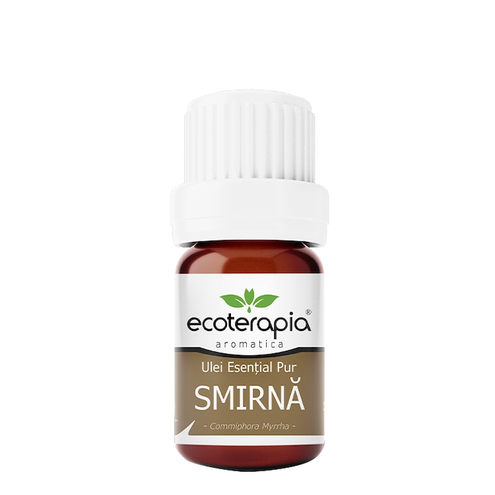 Ulei esential pur de Smirna 5 ml, Ecoterapia, cultura organica